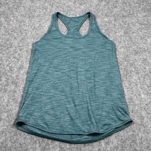 Lululemon Heathered Persian Blue Essential Sleeveless Racerback Tank Top Size 4?